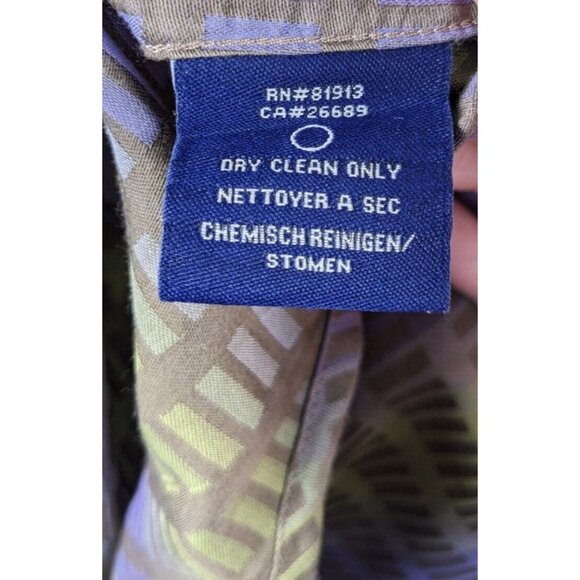 Robert Graham Shirt Mens 2XL Purple & Green Stripe Long Sleeve Button Down - Picture 7 of 7